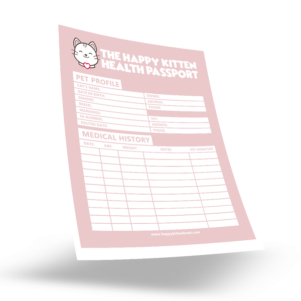 New Kitten Checklist printable